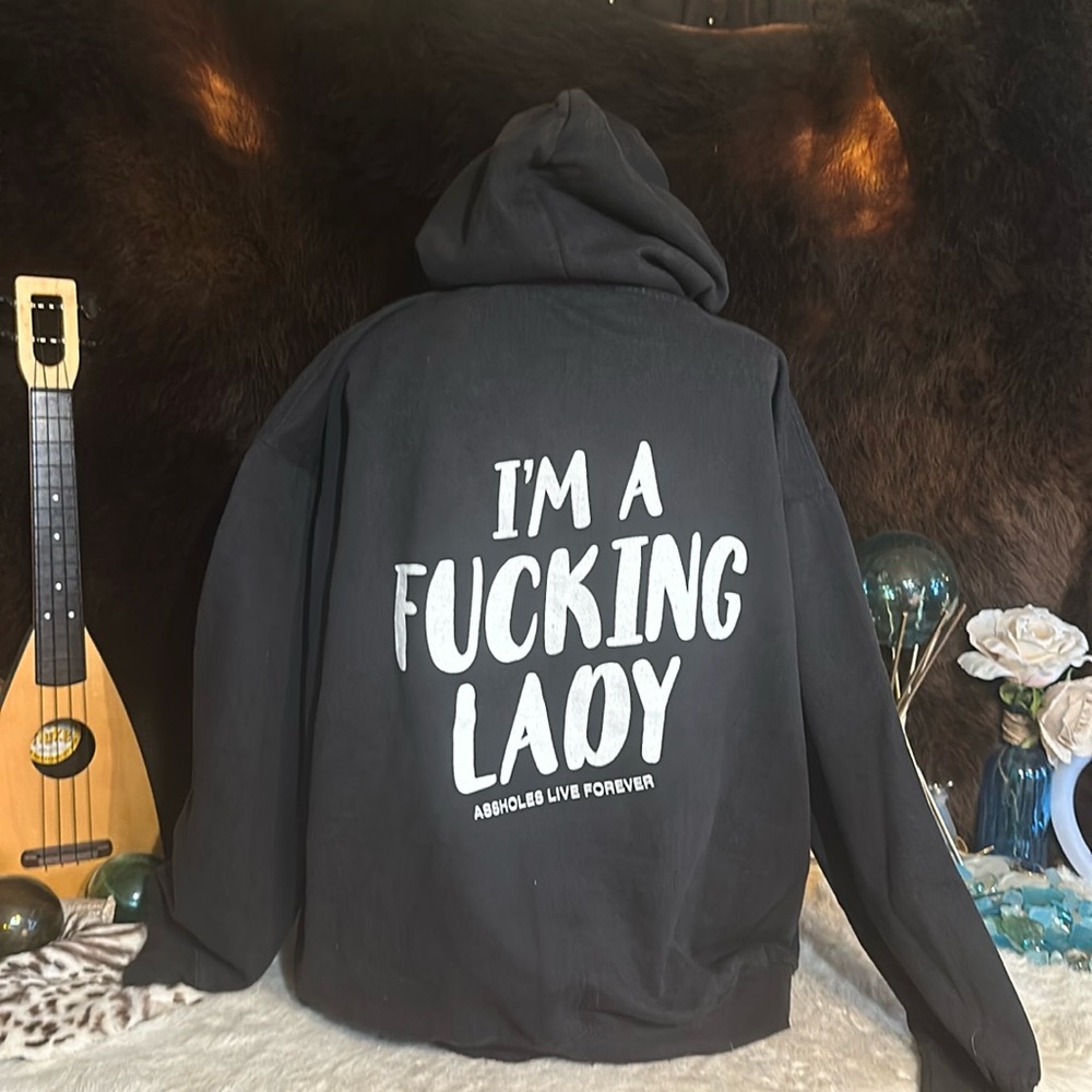 ALF Black Graphic Hoodie